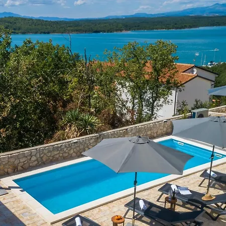 Capri With Heated Pool And Sea View On Krk Island