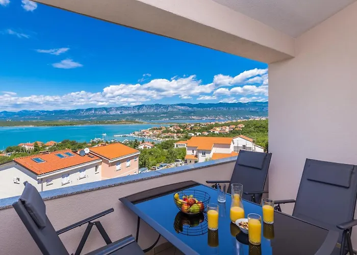 Capri With Heated Pool And Sea View On Krk Island 4* Klimno