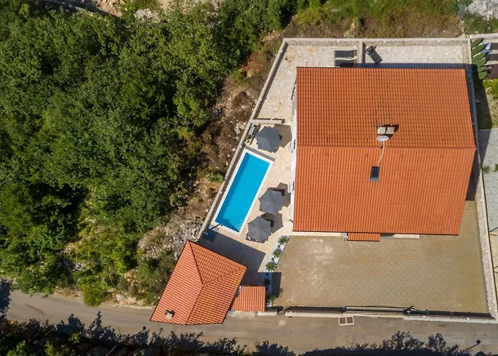 Capri With Heated Pool And Sea View On Krk Island Penzion Klimno