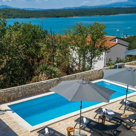 Capri With Heated Pool And Sea View On Krk Island