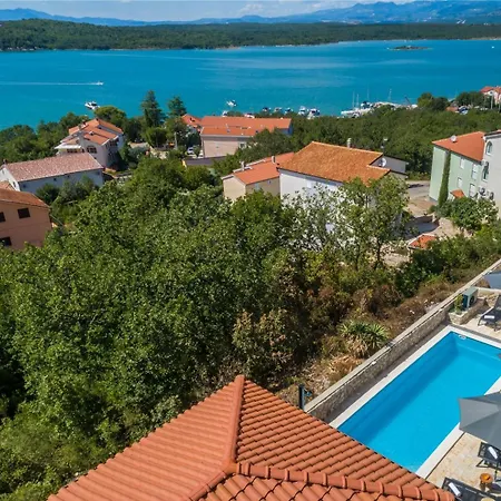 House Capri With Heated Pool And Sea View * Klimno