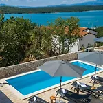 Capri With Heated Pool And Sea View On Krk Island