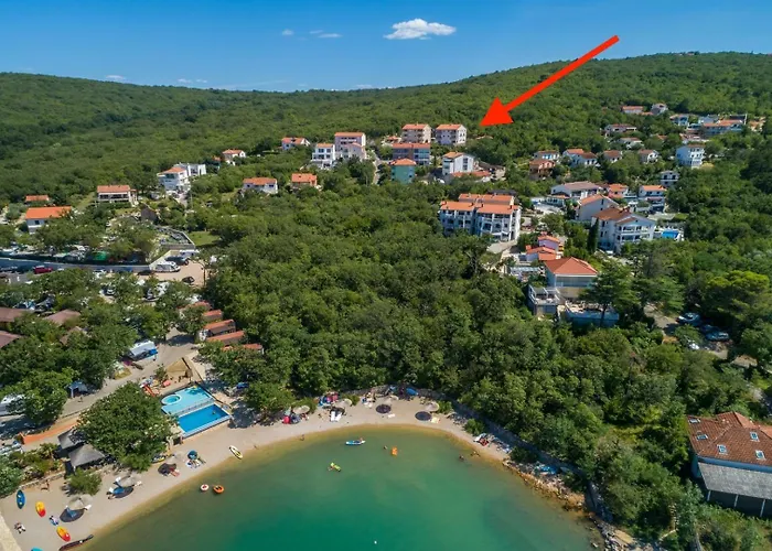 게스트하우스 Capri With Heated Pool And Sea View On Krk Island